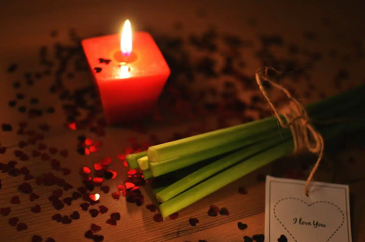 romantique  bougies