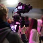 a person using a camera